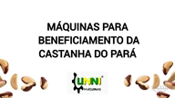 Imagem Máquina de descascar Castanha do Pará/Brasil.