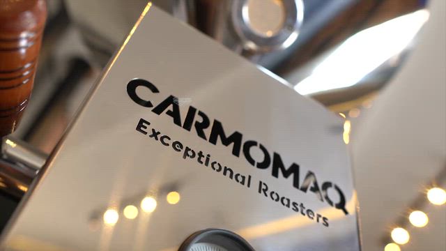 Imagem Torrador para Café CALORATTO 30 com painel de comando touch screen e acabamento em aço inox.