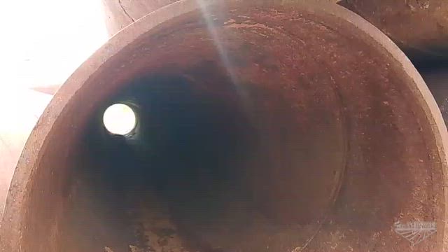 Imagem Tubos de 500  mm  x 3,00 mm de espessura  para Adutoras em Chapa Cosa- Cor com Acoplamentos