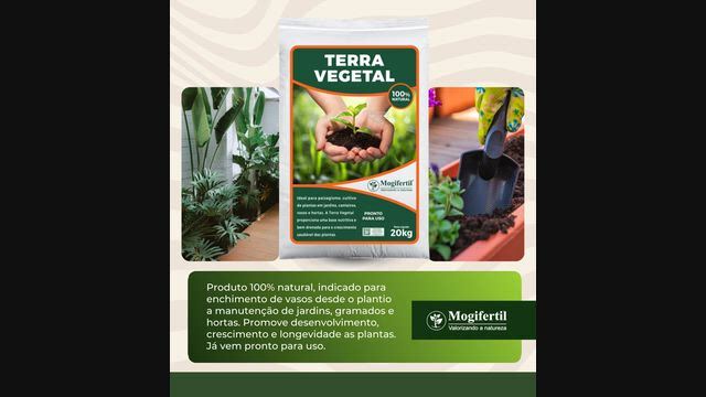 Imagem TERRA VEGETAL 100% NATURAL