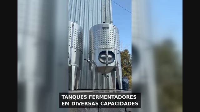 Imagem Tanque Fermentador de Vinho 3.000 Litros em Aço Inox 304 com Refrigeração