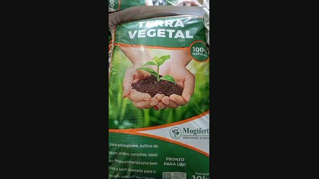 Imagem Terra Vegetal Mogifertil 100% natural