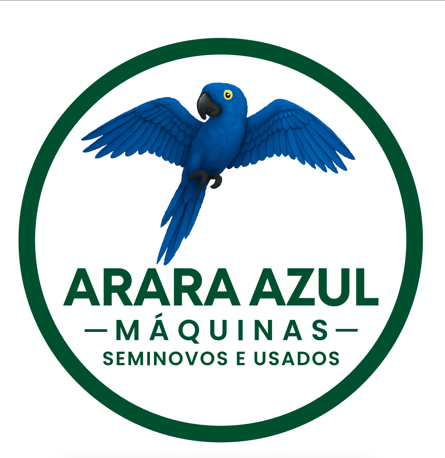 Logo da loja oficial Arara Azul Maquinas