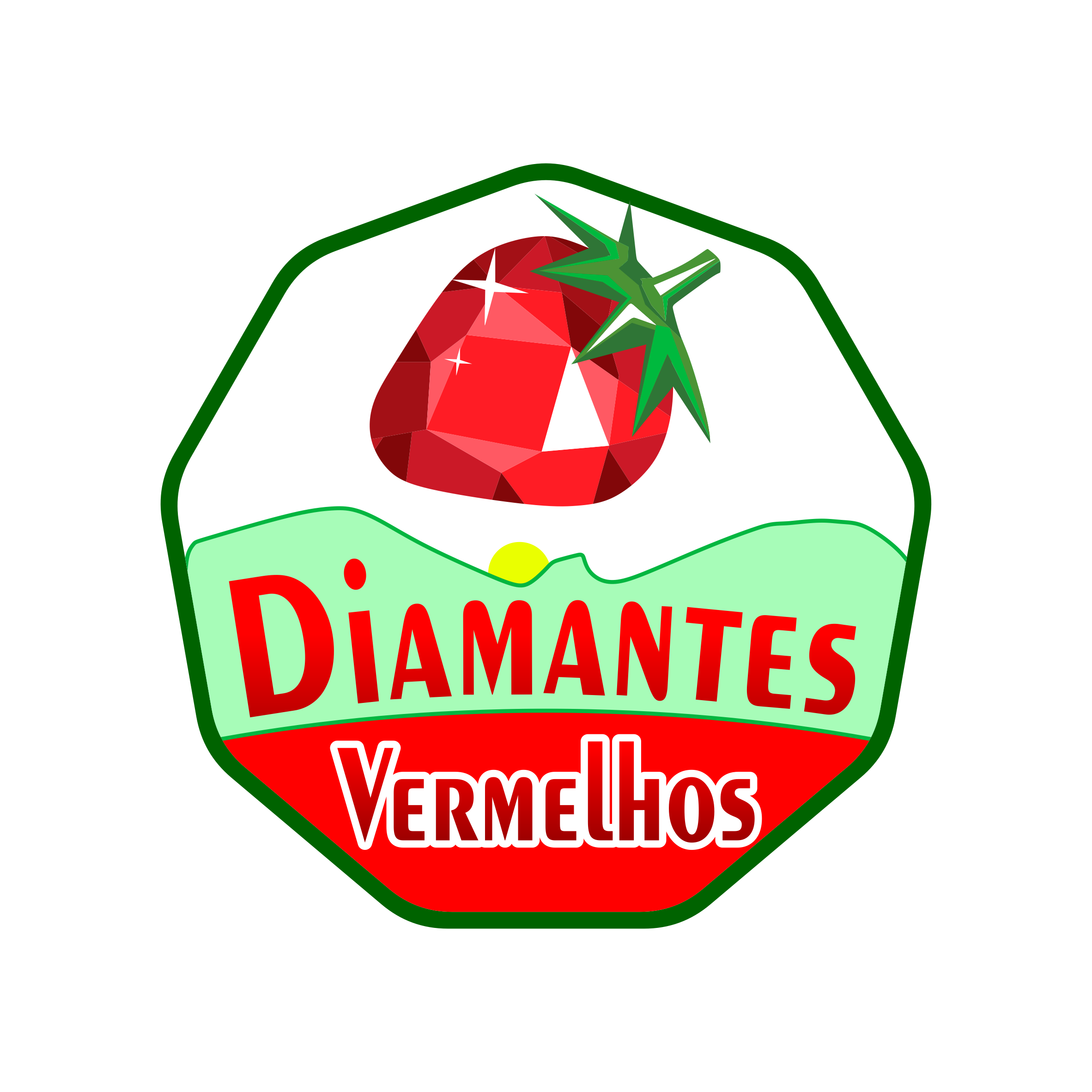 Logo da loja oficial Diamantes Vermelhos