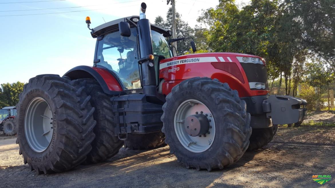 Trator Massey Ferguson 8670 4X4 Ano 13 em Camaquã RS à venda. 337429