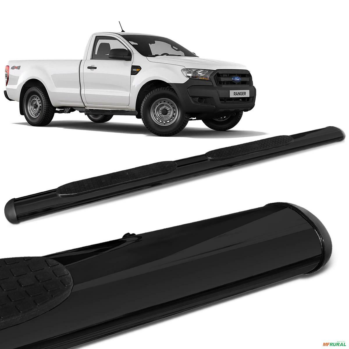 Estribo Lateral Ranger cs 2013 A 2023 Oblongo Oval Preto em 594750
