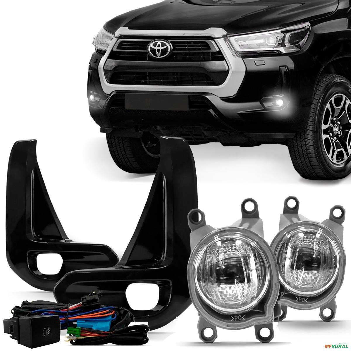 Kit Farol de Milha Hilux 2021 A 2023 Full Led Auxiliar Neblina 597431